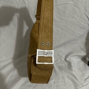 suede leather bag